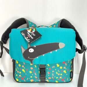 Schoolbag Backpack Les Delingos Loup the Wolf Childrens French Made New